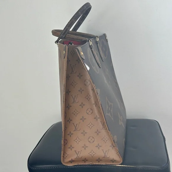 Louis Vuitton Monogram Reverse On The Go GM - Picture 4 of 14